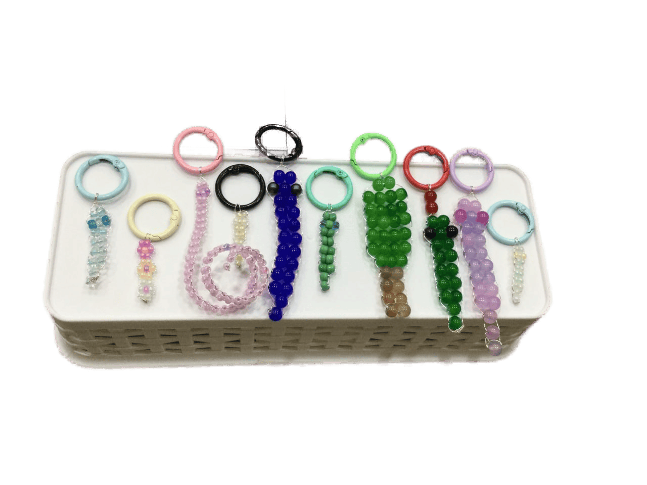 Beaded keychains